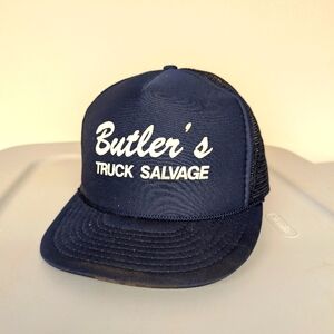 Vtg. Butler's Truck Salvage Snapback